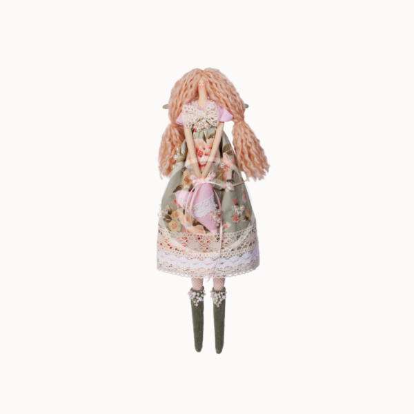 Pink tilda doll – Bild 2