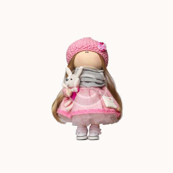 Purple tilda doll – Bild 2