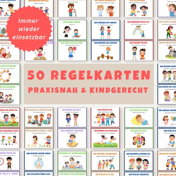 50 Regelkarten für Kinder – Bild 3